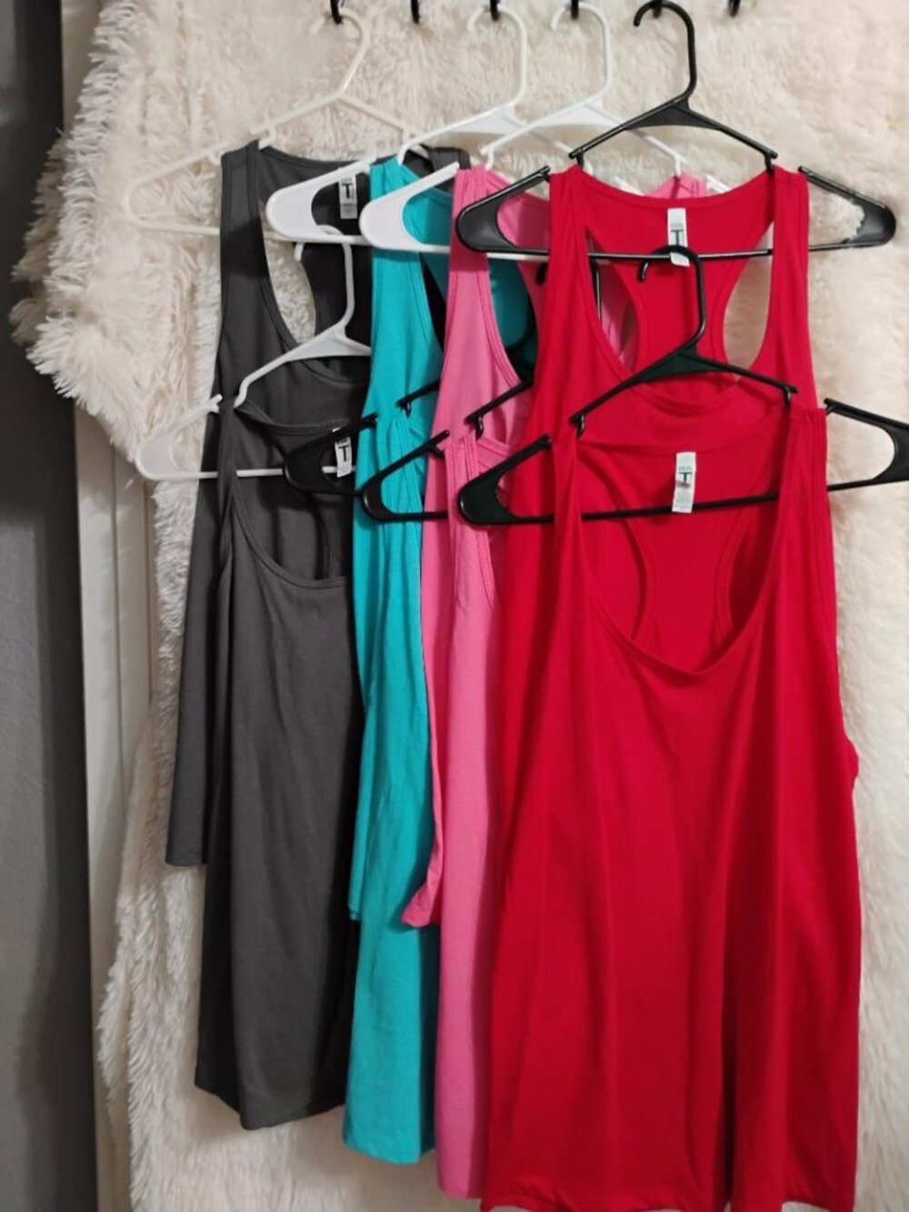 Ideal T Racer back Tees Size L NWOT 8 Piece Bundle